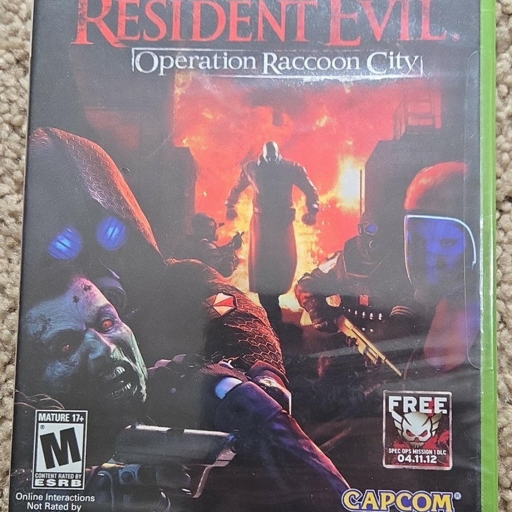 Resident Evil: Operation Raccoon City  - Xbox 360 New Sealed.